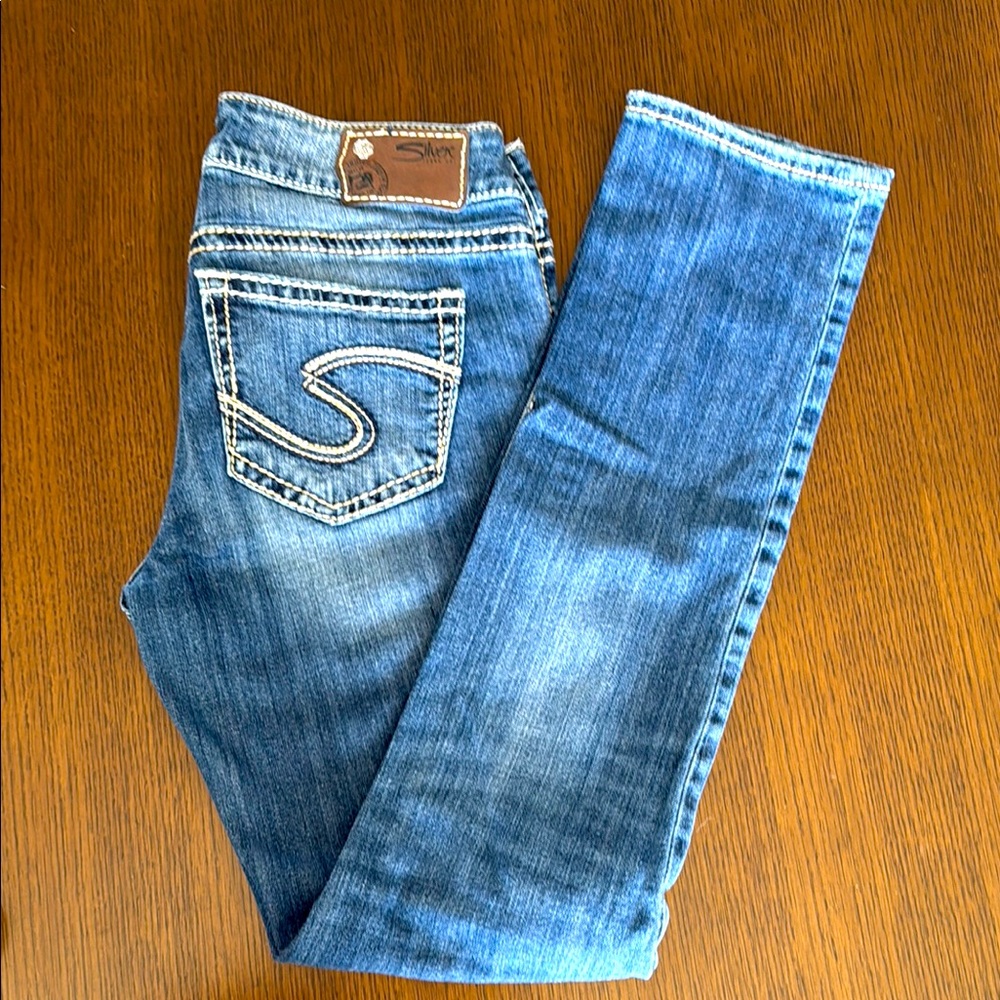 Silver Jeans Blue Suki Slim Classic Denim